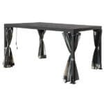 Алуминиева пергола My Garden Louver, 290x290 см, тъмен сив