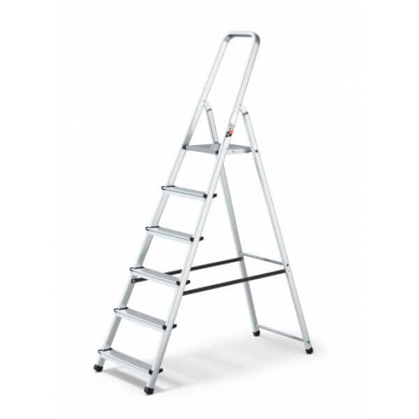 Алуминиева стълба Multisystem 5+1 стъпала, еднораменна, 125 кг, 1.91 м Алуминиева стълба Multisystem 5+1 стъпала, еднораменна, 125 кг, 1.91 м