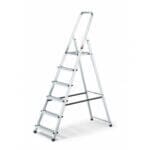 Алуминиева стълба Multisystem 5+1 стъпала, еднораменна, 125 кг, 1.91 м