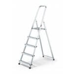 Алуминиева стълба Multisystem, еднораменна, 4+1 стъпала, 125 кг, 1.68м