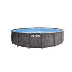 Басейн Intex Greywood 5.49x1.22 м с метална рамка и филтърна помпа за външен комфорт