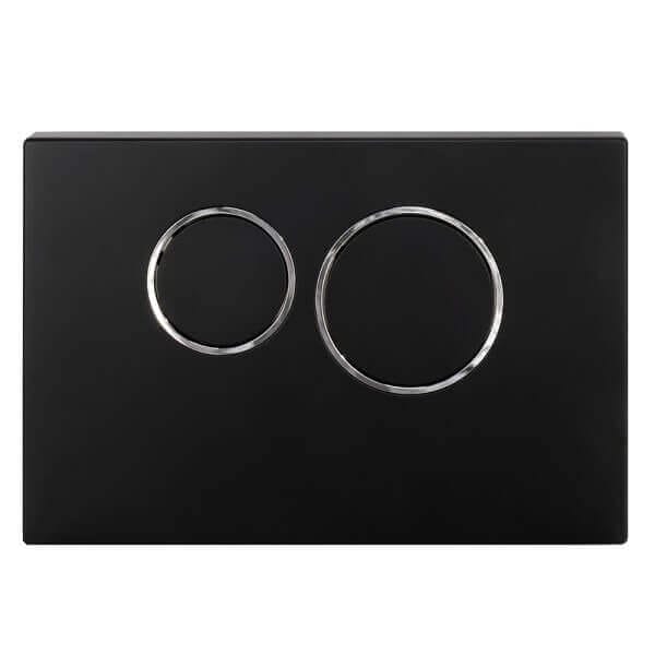 Бутон за вграждане Cascada Round Black matte, черен мат Бутон за вграждане Cascada Round Black matte, черен мат