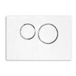 Бутон за вграждане Cascada Round White, 24.5х16.5 см