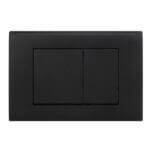 Бутон за вграждане Cascada Square Black, черен мат