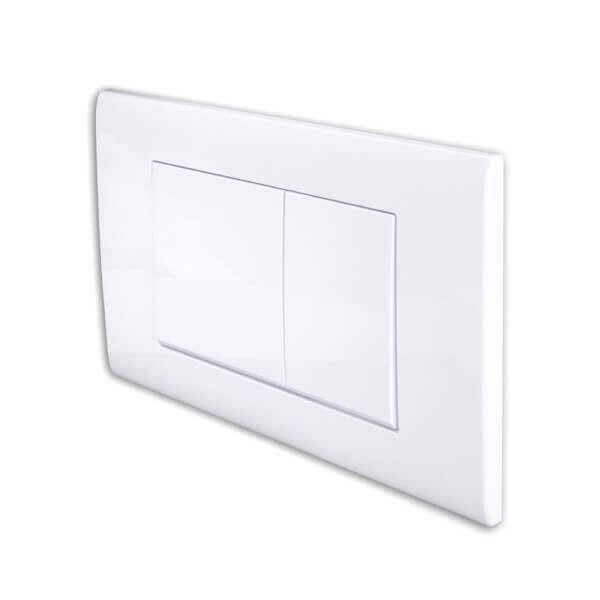 Бутон за вграждане Cascada Square, бял мат Бутон за вграждане Cascada Square, бял мат