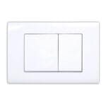 Бутон за вграждане Cascada Square, бял мат