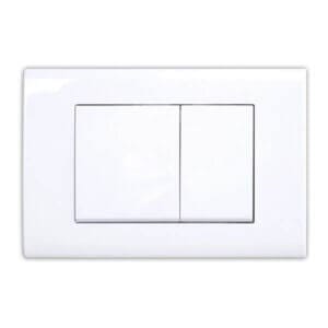 Бутон за вграждане Cascada Square, бял мат - стилен квадратен бутон за осветление с лесно вграждане.