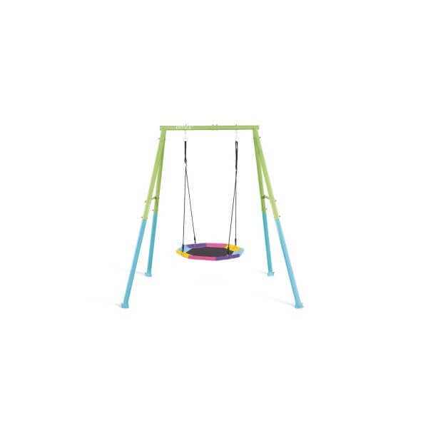 Детска люлка Intex 44111 кръгла цветна люлка с метална конструкция за деца 3-10 години в градината Детска люлка Intex 44111 кръгла цветна люлка с метална конструкция за деца 3-10 години в градината