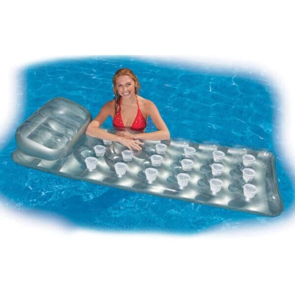 Дюшек с чашки Intex 58894 сребрист 188x71 см Дюшек с чашки Intex 58894 сребрист 188x71 см