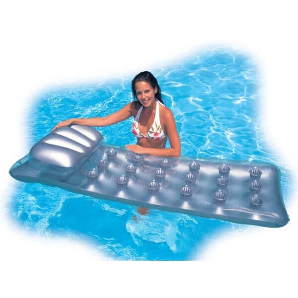 Дюшек с чашки Intex 58894 сребрист 188x71 см Дюшек с чашки Intex 58894 сребрист 188x71 см