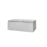 Долен шкаф за баня Макена Линеа с мивка, Бял