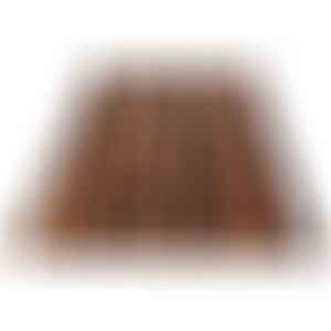 Дървен плот за баня с естествени форми Сена, 100x60x5.1 см, здрав и стилен дървен плот за баня