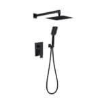 Душ комплект за вграждане Cascada ZS-C2010A черен