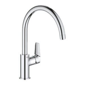 Едноръкохватков кухненски смесител GROHE Start Edge 31369001 с подвижен чучур и въртене 360° за кухня
