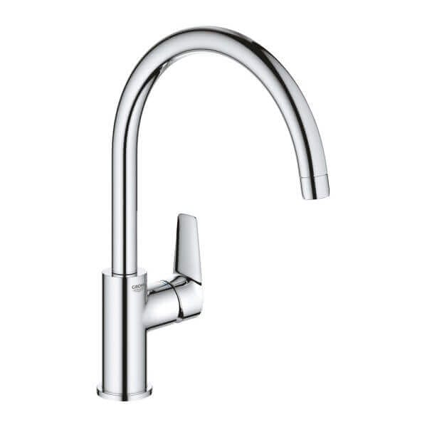 Едноръкохватков кухненски смесител GROHE Start Edge 31369001 с подвижен чучур и въртене 360° за кухня Едноръкохватков кухненски смесител GROHE Start Edge 31369001 с подвижен чучур и въртене 360° за кухня