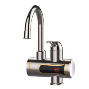 Електрически водонагревател Cascada LED DO-8-3 C с метален корпус и LED дисплей, 3000W мощност