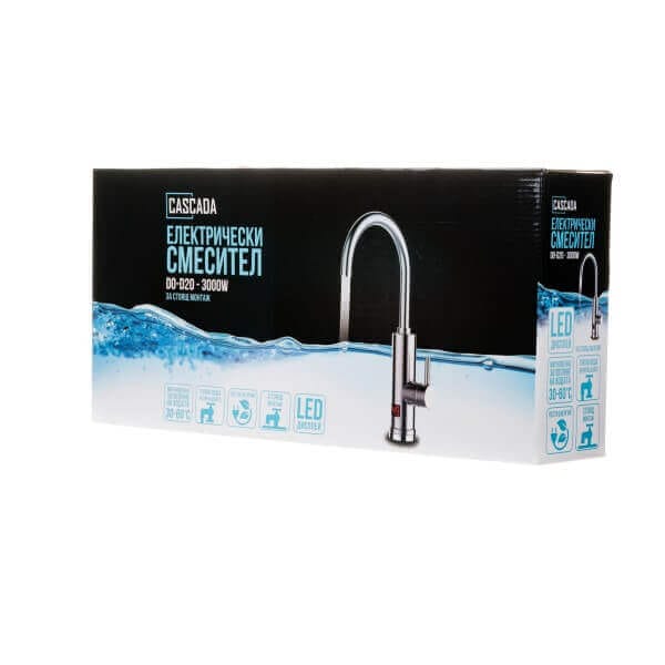 Електрически водонагревател Cascada LED DO-D20, метален корпус Електрически водонагревател Cascada LED DO-D20, метален корпус