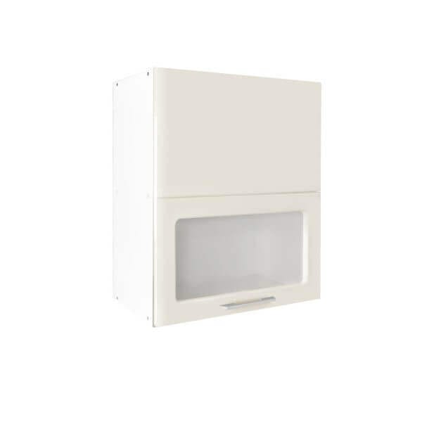 Горен шкаф IN MDF VH60 B в бежов гланц, шкаф за баня с плавно затваряне и метални дръжки. Горен шкаф IN MDF VH60 B в бежов гланц, шкаф за баня с плавно затваряне и метални дръжки.