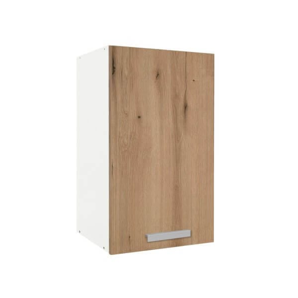 Горен шкаф V45 с една врата и два рафта, Дъб Артисан Горен шкаф V45 с една врата и два рафта, Дъб Артисан