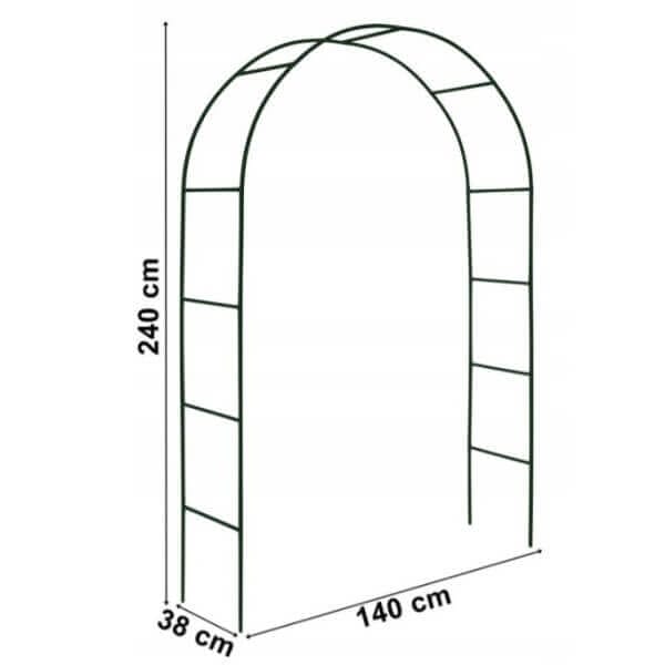 Градинска арка PERG-N3214, 140 x 38 x 240см Градинска арка PERG-N3214, 140 x 38 x 240см