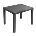 Градинска маса Ipae-Progarden Poker - Bianko, правоъгълна, 78x65x72 см, антрацит