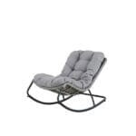 Градински люлеещ стол My Garden RC-2260T, сив, 71x112x71 см