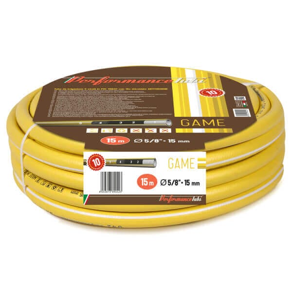 Градински маркуч ALMAPlast Game 1/2'' с UV защита, 25m, 5 слоя за надеждно поливане. Градински маркуч ALMAPlast Game 1/2'' с UV защита, 25m, 5 слоя за надеждно поливане.