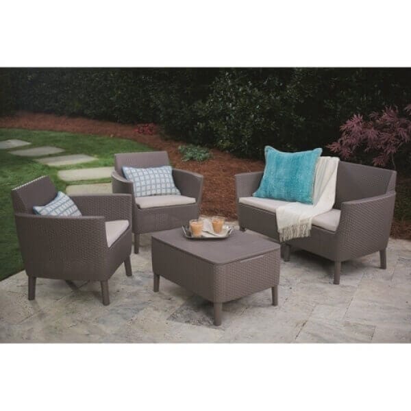 Градински сет Keter Salemo, 4 части, капучино Градински сет Keter Salemo, 4 части, капучино