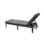 Градински шезлонг Keter Jaipur 238416, Графит с възглавница