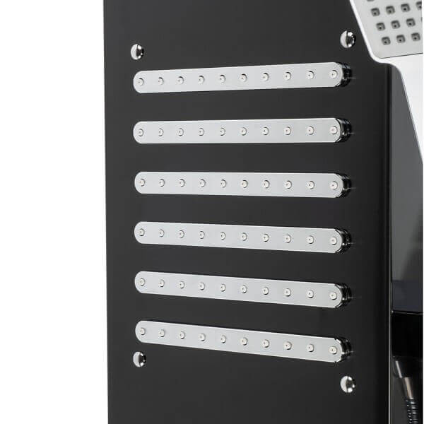 Хидромасажен душ панел Cascada черен 20x7x150 см Хидромасажен душ панел Cascada черен 20x7x150 см