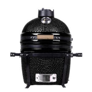 Керамично барбекю Ziel Grill Kamado Compact на дървени въглища с термометър за тераса