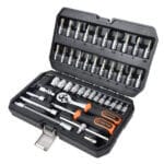 Комплект гедоре TACTIX 1/4", 46 части