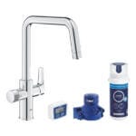 Комплект смесител GROHE BLUE PURE с активен карбонов филтър