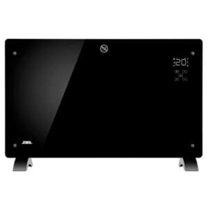 Конвектор Ziel GPH-20EAB с WiFi управление и стъклен панел, модерен зимен отоплителен уред