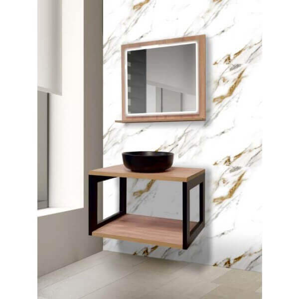 Конзолни плотове за баня Макена Балтимор с мивка, Бял Конзолни плотове за баня Макена Балтимор с мивка, Бял