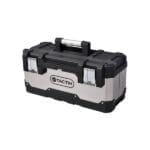 Куфар за инструменти TACTIX, 50x23.3x23.2 см, Черен/Сив