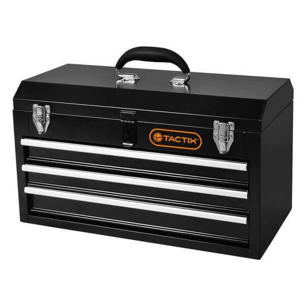 Куфар за инструменти TACTIX с 3 чекмеджета, 52x23x31 см Куфар за инструменти TACTIX с 3 чекмеджета, 52x23x31 см