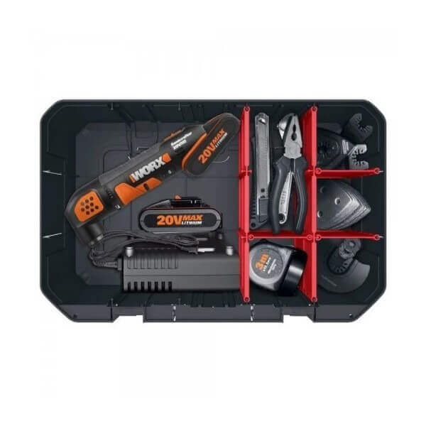 Куфар за инструменти Worx WA0071, черен, 440x130x290 мм Куфар за инструменти Worx WA0071, черен, 440x130x290 мм