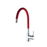 Кухненски смесител Cascada Classic червен