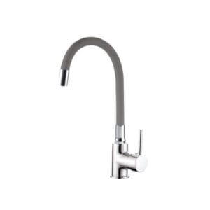 Кухненски смесител Cascada Classic сив едноръкохватков смесител за кухня с елегантен дизайн.