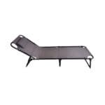 Къмпинг легло ZRL011-g сиво 190x58x28 см