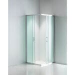 Квадратна душ кабина Cascada с плъзгащи врати мат, 70-80 x 70-80 см