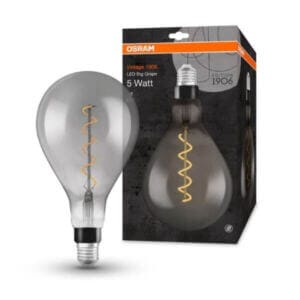 LED лампа филамент OSRAM Vintage 1906 Edison с опушено стъкло и топла светлина 1800K, E27, 5W