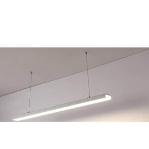 LED Линейно алуминиево тяло Ledmax 50W, 120 см, Бял - стилно осветление за таван в дома ви.