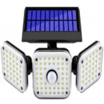 LED соларен прожектор LEDMAX 15W 18650 с датчик за движение