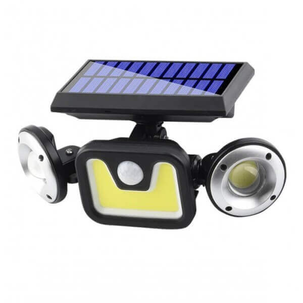 LED соларен прожектор Ledmax 15W - мощно осветление с датчик за движение за външно осветление. LED соларен прожектор Ledmax 15W - мощно осветление с датчик за движение за външно осветление.