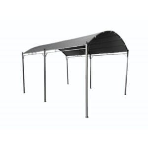 Метален навес за кола WR4045 с полиестерно покривало, идеален за защита на автомобил от дъжд и слънце.