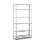 Метален стелаж поцинкован с 6 рафта, до 100кг на рафт, 200x90x40 см