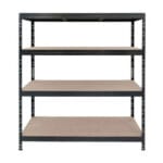 Метален стелаж с 4 рафта Ar shelving RIVET300, до 250 кг на рафт, 180x160x60 см