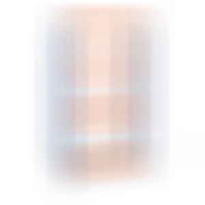 Метален стелаж с 4 рафта Ar shelving RIVET300 EB50, до 300 кг на рафт, 192x100x50 см, синьо и оранжево.